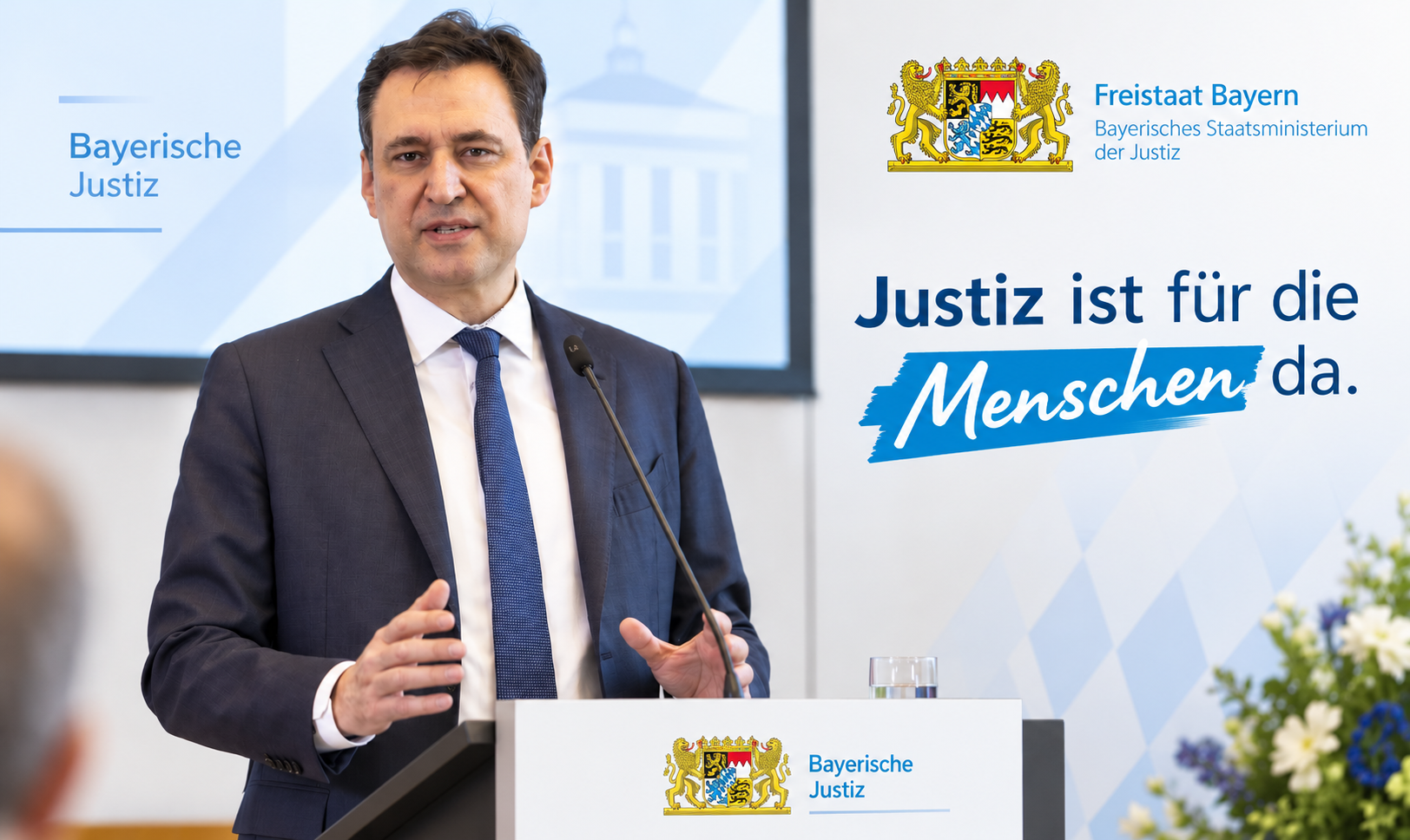 Bild zeigt Justizminister Eisenreich